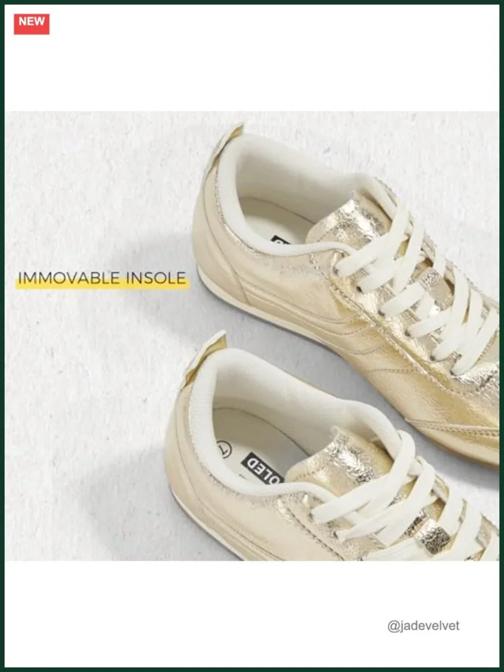 Womens Fashion Sneakers Low Profile Thin Sole PU Leather Lace Up Retro Athletic